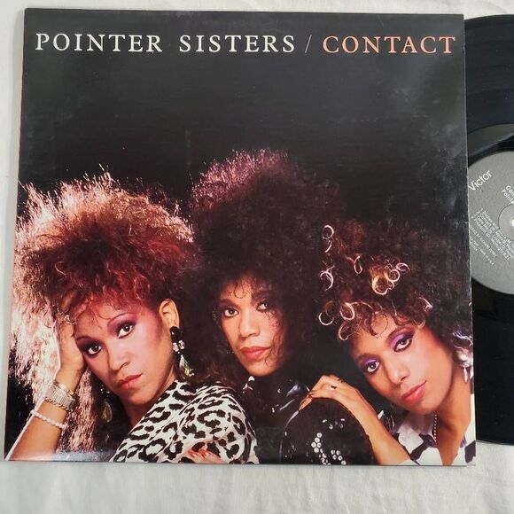Pointer Sisters - Contact LP Vinyl Record Album - Picture 2 of 7